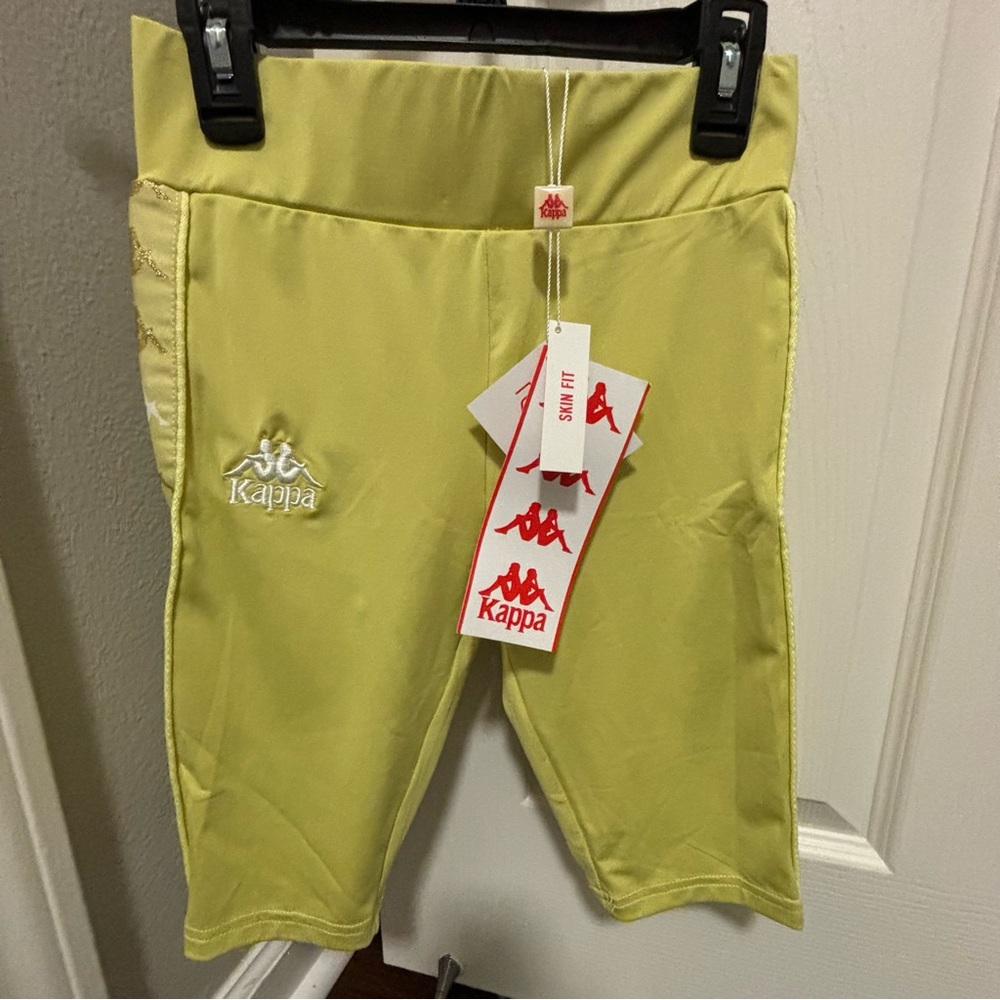 Kappa yellow lime short size small women